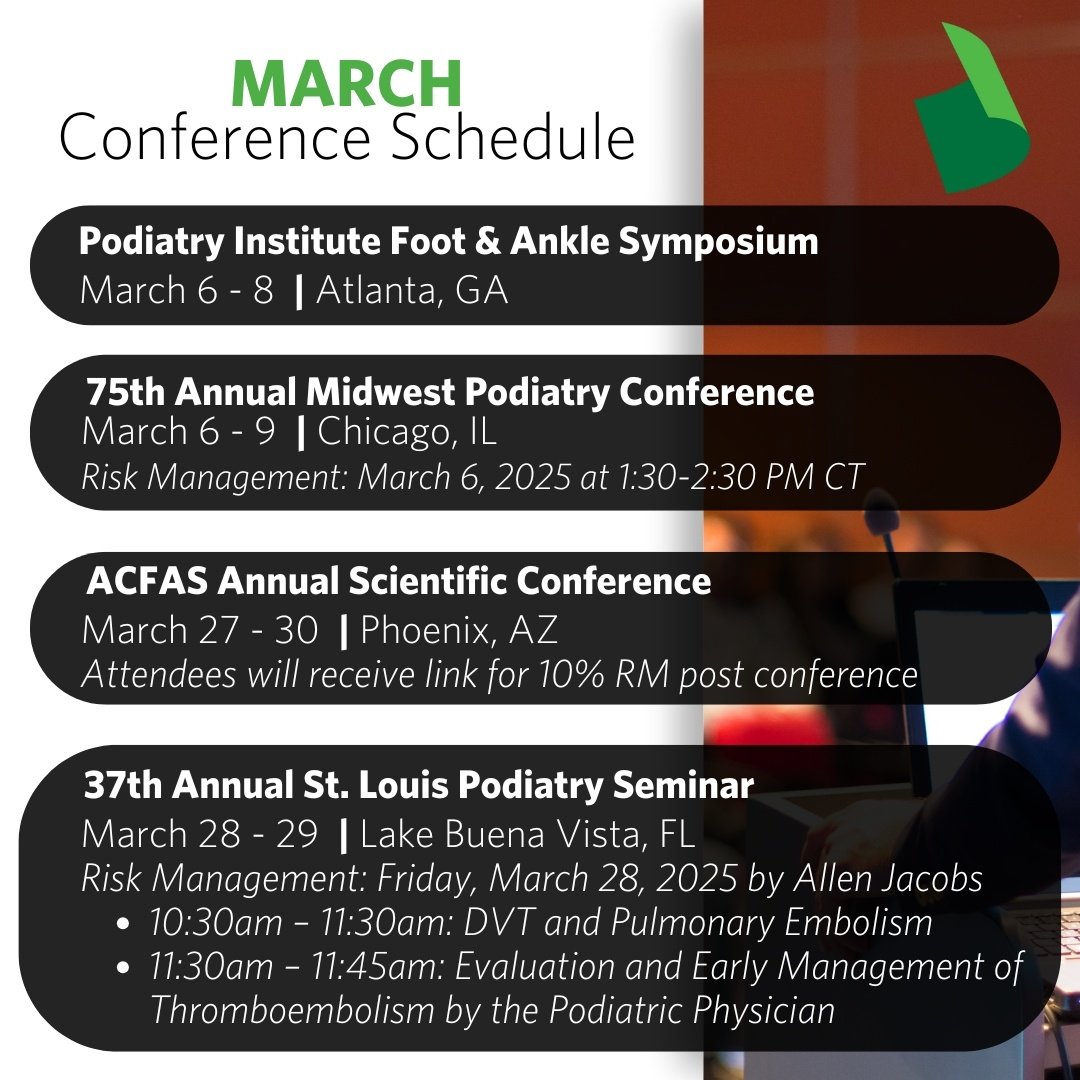 POD March Conferences 